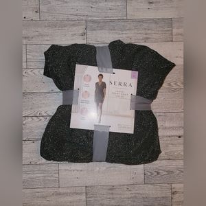 Serra front knot dress Black